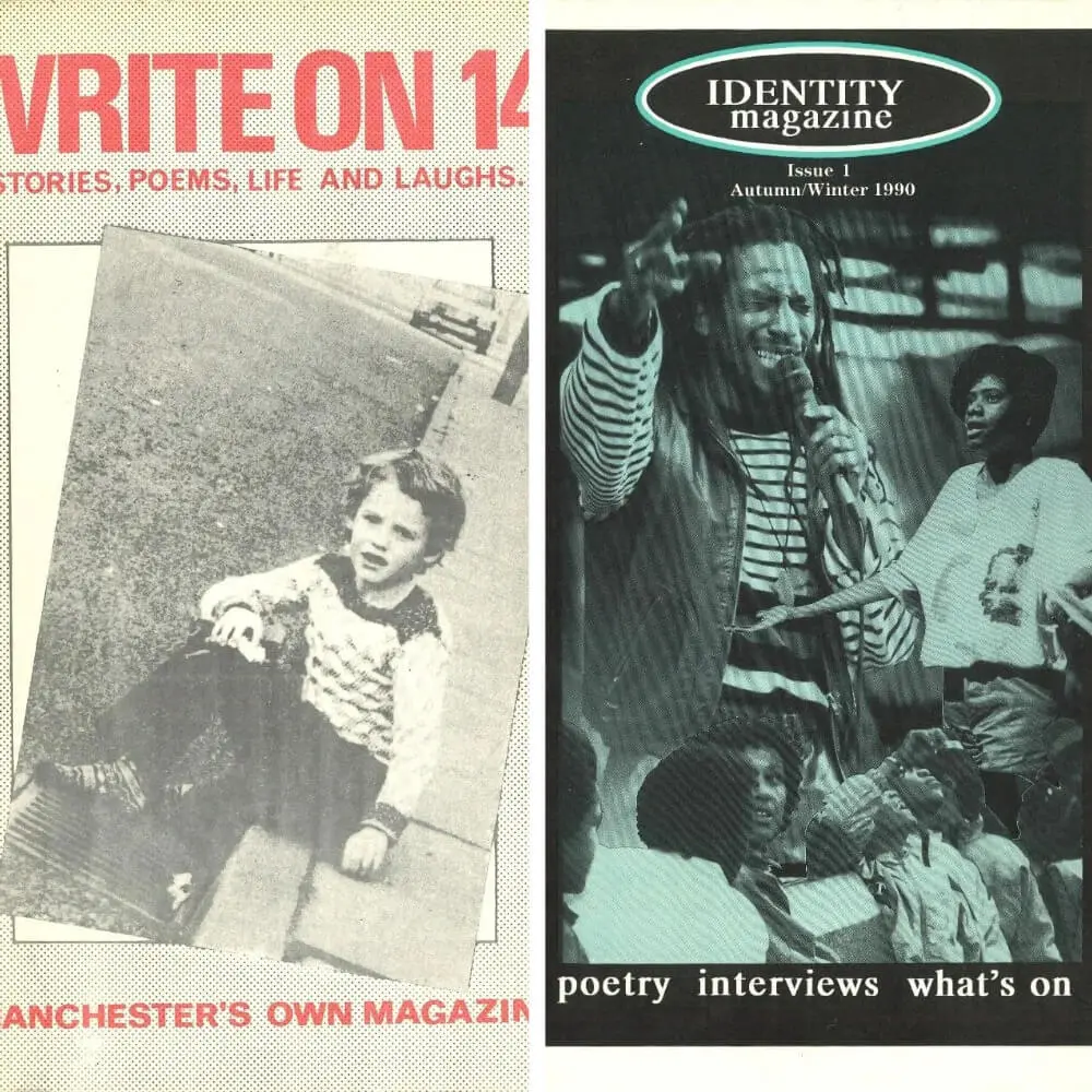 Collage of two magazines written and/or published by FWWCP.